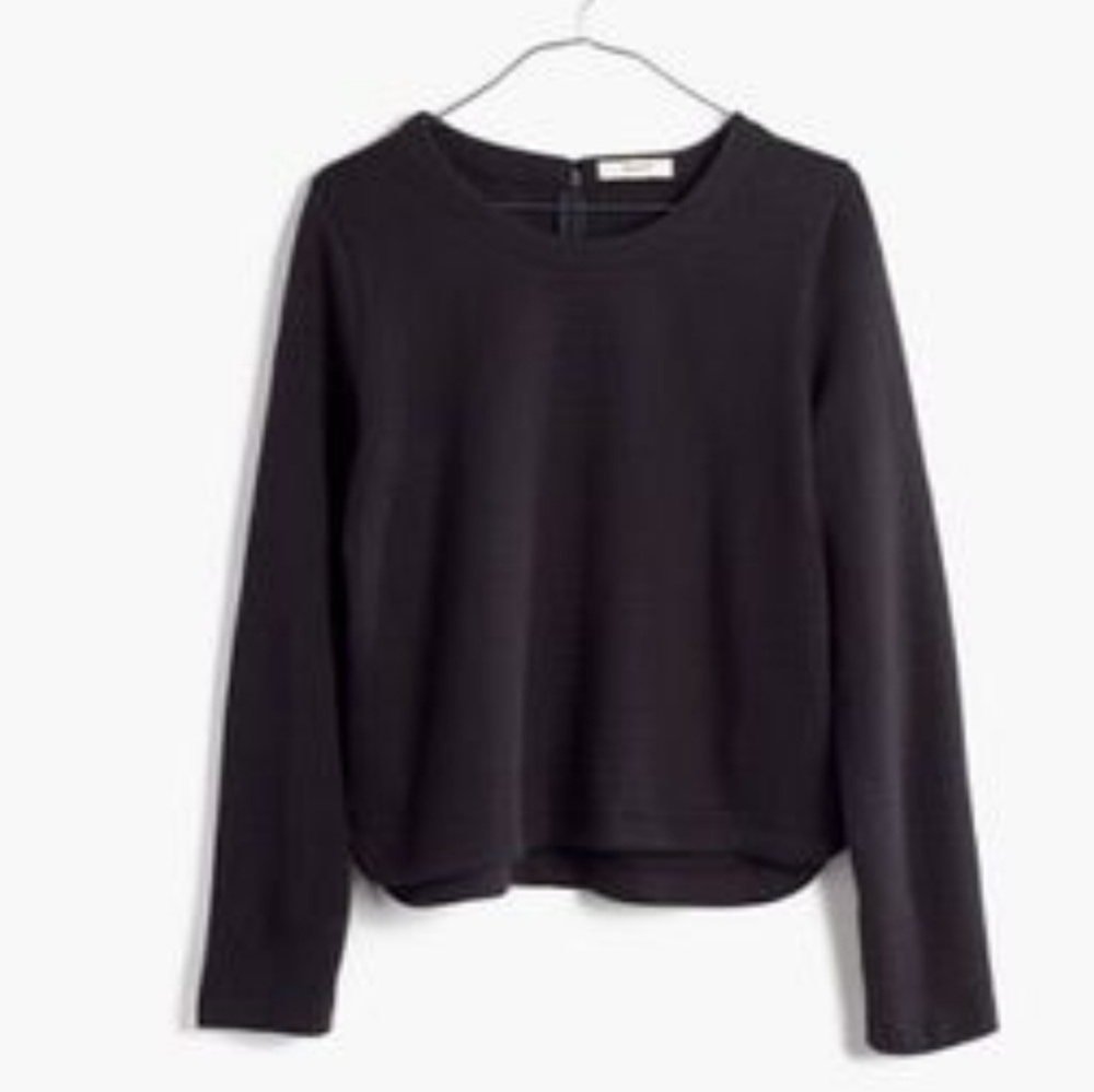 Madewell Jacquard Grid Top